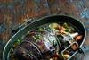 Pot roast shoulder of lamb