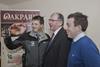 L-R – Colin Hanlon Datos Professional Solutions, Minister Tom Hayes TD and David Brett, General Manager Oakpark Foods.