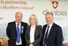 Dunbia group chief executive, Jim Dobson (r), and Dunbia executive director, Jack Dobson, pictured with DARD Minister, Michelle O'Neill MLA.