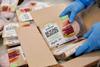 Beyond Meat Burger Patties Being Packaged
