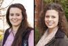 Tori Collishaw (left) and Lucy Barnes will join Dalehead for their placement.