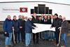 The ground breaking ceremony was attended by representatives of the construction company and the planning office, by Production Manager Martin Selbach (front right), who manages the “new building” project, and by the managers of Sales, Service and th…