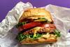 Plant-based burger