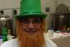 The judges got into the St Patrick's Day spirit at Harper Adams University.