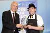 Gary Raeburn with his Scotch Butchers Club Meat Skills Scotland Championship trophy