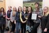 Anna Cummings and the team at Cranswick Gourmet Bacon with their award 002