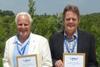 Professor John Webster (left) and Professor Peter Sandøe who each were awarded a UFAW Medal at the UFAW International Symposium in Barcelona.