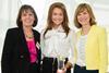 Lynne Howie (centre) with Mars representative, Julie Digby (left) and TV presenter Fiona Bruce (right).