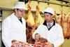 Mark Owens, executive chef at the Craven Heifer (left), is pictured making his choice from the signature beef range at R&J Yorkshire’s Finest.