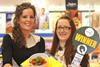 Pictured (L-R) in the new Lidl Omagh store celebrating their success at the recent at the Irish Quality Food Awards are Lucia Christy, Project Manager, Lidl Northern Ireland and Rita O’Kane, New Product Development Manager, Linden Foods.