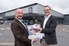 Wayne Godfrey, CEO of Browns Food Group with Alan Leslie, Buying Director of Aldi Scotland (1)