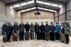 Delegates from Japan on British farm