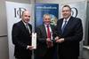 Pictured from left; Maurice Boyd MD Abbey Bond Lovis, Jim Dobson Dunbia and Paul Terrington Chairman IoD NI.