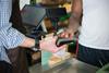 Supermarket card reader