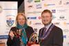 Alison receiving her awards from NFMFT President John Mettrick