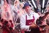 Blacker Hall Farm Shop’s Edward Garthwaite is pictured in the shop’s in-house beef maturation unit checking out the prime quality meat being prepared for Great British Beef Week.