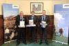 NFU Scotland President Martin Kennedy alongside Vice Presidents Andrew Connon r and Alasdair Macnab l urged a packed room of MPs and Lords at Westminster to Copy