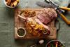 Roast leg of Welsh lamb with lemon and clementine slices 2