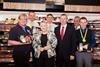 Welsh Government’s Farming and Food Minister Rebecca Evans supporting PGI Welsh Lamb.