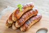 Sausages stock
