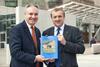 Rural Affairs Secretary Richard Lochhead and Jim McLaren, Chairman of the Beef 2020 group, at the launch of the Beef 2020 report.