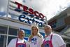 MIss Scotland and QMS at Tesco in Inverness.