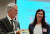 HSA’s CEO and Scientific Director Dr Robert Hubrecht presented the award to Dr Dorothy McKeegan.