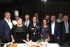 Members of the Scicilliani family and management team with HCC representatives including Chief Executive Gwyn Howells and Italian agent Jeff Martin during the reception.