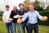 Pictured with their 2016 Great Yorkshire supreme and reserve supreme pies and sausages are, from left, Henry Whitwam, Gary Sugden, Luke Haigh and Simon Haigh.