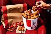 KFC hot wing bucket credit KFC