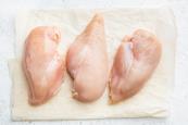 Raw chicken breast