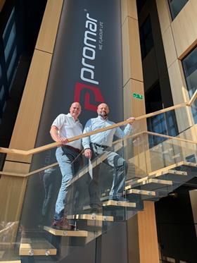 Graeme Rolinson and Damian Cieśla climbing the stairway to success