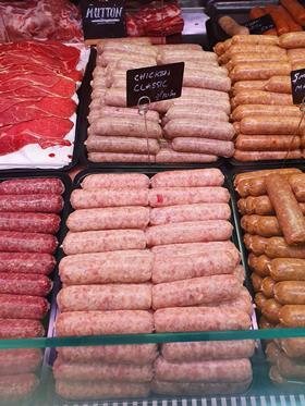 Malik Butchers chicken sausages