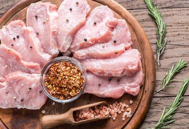 Pork loin steaks