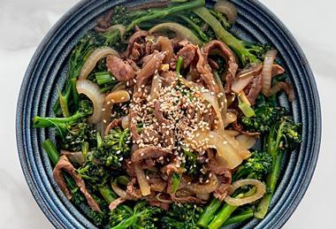 Beef stir fry