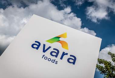 Avara Foods logo against sky