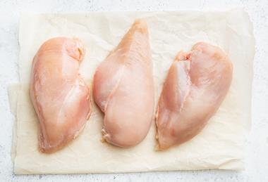 Raw chicken breast