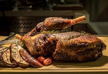 Roast lamb joint
