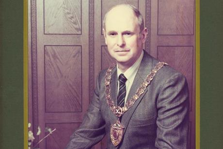 John Chapman OBE, past master of SCB