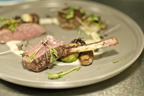 Eat Wild game - football stadium menu