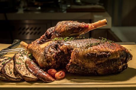 Roast lamb joint