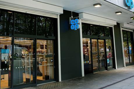Co-op shopfront Shoreditch