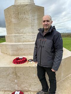 Rob Yandell, WCB Somme trip October 2025