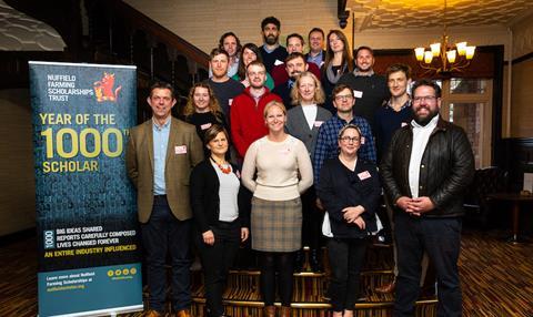 2020 Scholar Group at the 2019 Nuffield Farming Conference in Kenilworth Warwickshire