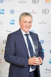 Jim Dobson OBE with his Institute of Directors top award.