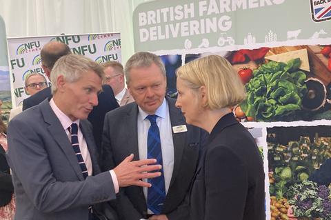 Jonnie Hall, Andrew Connon and Emma Reynolds  - NFU Scotland credit