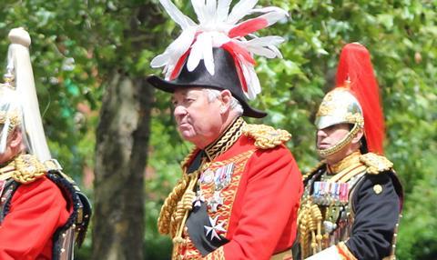 Trooping the Colour senior offices Baron Vestey cropped