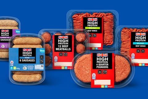 Lidl High Protein hybrid meat range