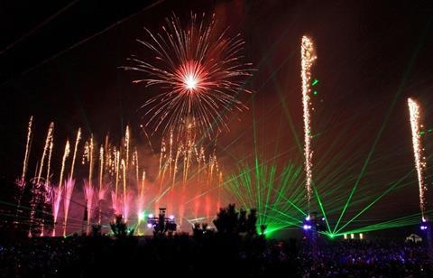 fireworks event at Alton Towers Resort 