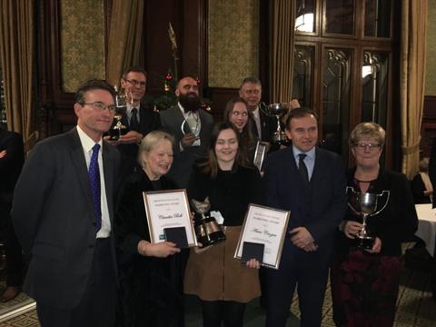 The British Poultry Council Awards winners at the House of Commons.